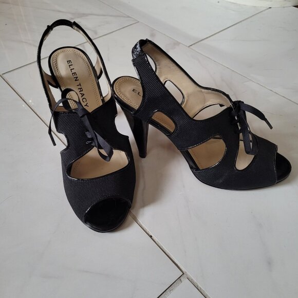 Ellen Tracy Black Women's Heels - Picture 5 of 10